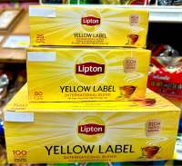Lipton Yellow Label ชาผงลิปตัน เครื่องดื่มชาสำเร็จรูป ชนิดซอง2g
