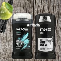 ??โรลออนนำเข้า Axe apollo ,black 48H Anti Sweat Antiperspirant Deodorant Stick ขนาด76,85 กรัม โรลออนaxe