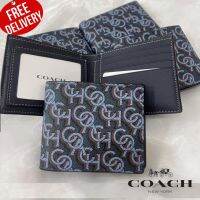 กระเป๋าสตางค์ COACH CF134 3 IN 1 WALLET WITH SIGNATURE MONOGRAM PRINT