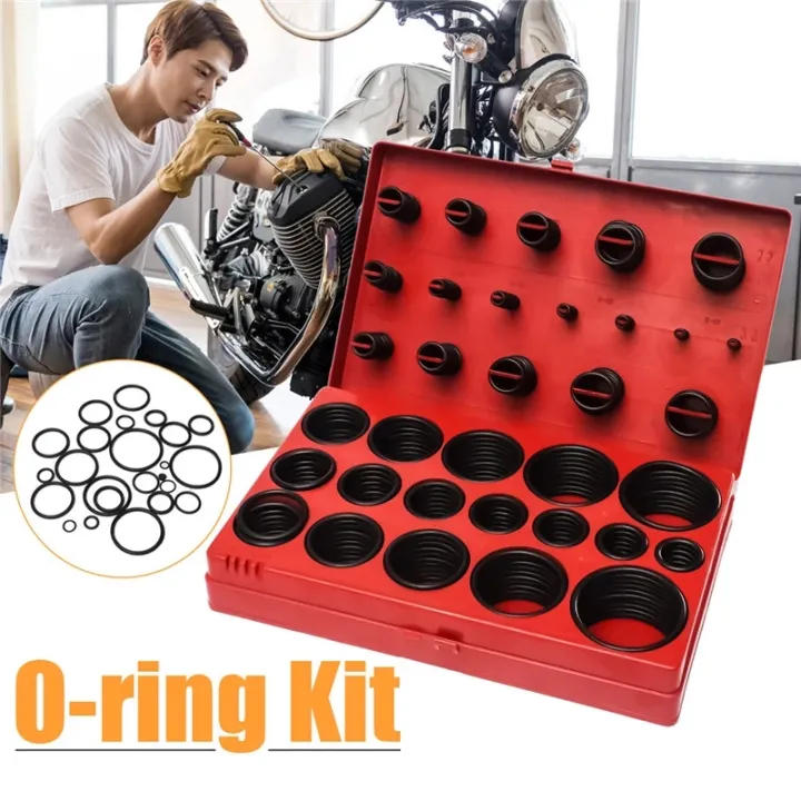 419-teiliges O-Ring Set - Universal Dichtungen Sortiment R01-R32