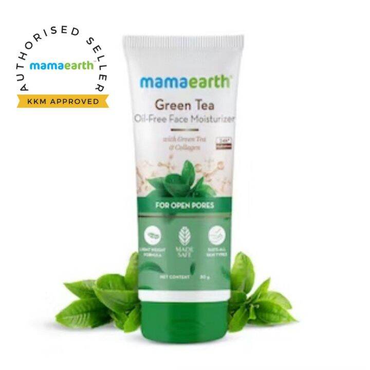 Mamaearth Green Tea OilFree Face Moisturizer with Green Tea & Collagen