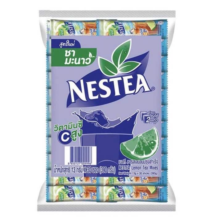 Nestea เนสที ชาเลมอน ปรุงสำเร็จ ชนิดผง 13g x30ซอง ชาซอง