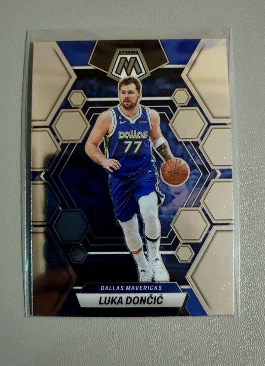 Luka Doncic Mosaic Blue Nba Card 