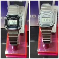 Casio แท้ 100% รุ่น LA670WA สายสเตนเลสสตีล นาฬิกาผู้หญิง