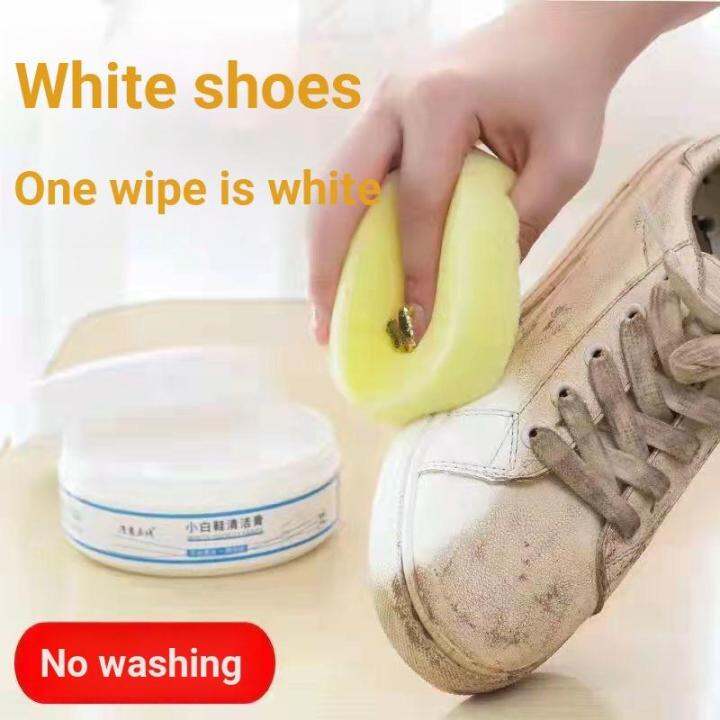 SG SELLER]White Shoe Cleaning Cream, Shoes Whitening Cleansing Gel Shoe  Stain Remover, White Colour Restorer Remove Dirt u0026 Stains, Shoe Cleaner |  Lazada Singapore