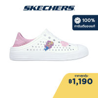 Skechers สเก็ตเชอร์ส รองเท้าเด็กผู้หญิง Girls Foamies Guzman Steps Shoes - 308310L-WHT