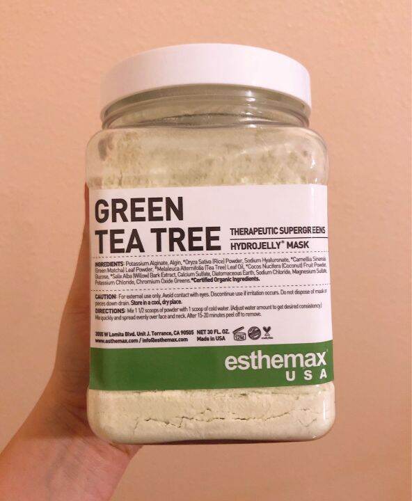 esthemax green tea mask