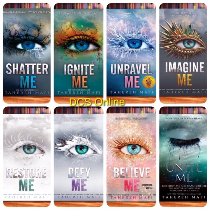  Shatter Me Series Collection 9 Books Set By Tahereh Mafi(Unite  Me, Believe Me, Imagine Me, Find Me, Unravel Me, Unravel Me, Defy Me,  Restore Me, Ignite Me): 9789124177164: Tahereh Mafi