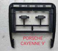 หน้ากากวิทยุ PORSCHE CAYENNE ปี 2009-2014(2015) สำหรับติดตั้งจอ Android9"