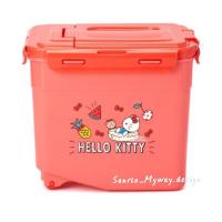 กล่องอเนกประสงค์ กล่องใส่ข้าวสาร Hello Kitty Summer ขนาด 5 กิโลกรัม