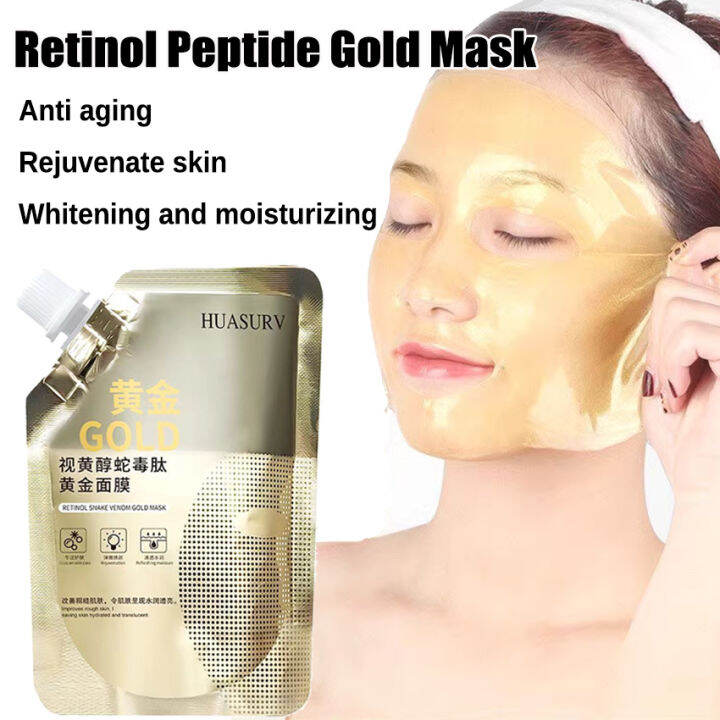 Peptide Gold Masks Hydrating Moisturising Firming Tear Smear Masks Fade