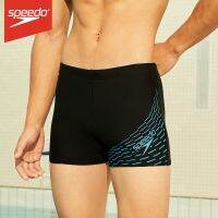 SPEEDO Speedo กางเกงว่ายน้ำบ็อกเซอร์สำหรับผู้ชายชุดอุปกรณ์ว่ายน้ำสำหรับฝึกอาชีพป้องกันความอับอายกางเกงว่ายน้ำแห้งเร็ว