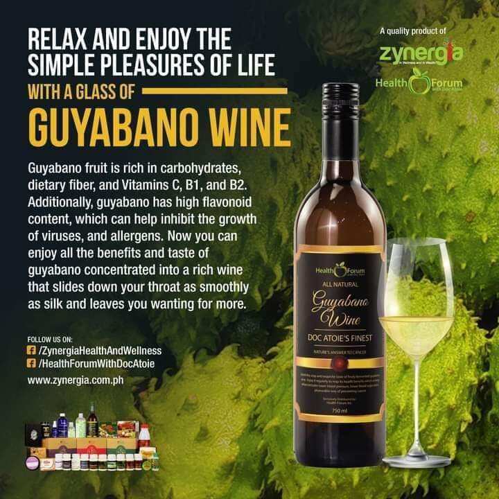 Doc Atoei's Finest Guyabano Wine by Zynergia 750ml Lazada PH