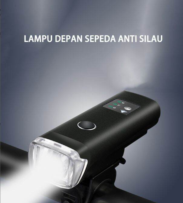 (COD Dalam Stok, Dikirim Dari Jakarta)Lampu Sepeda Menyoroti Sepeda ...