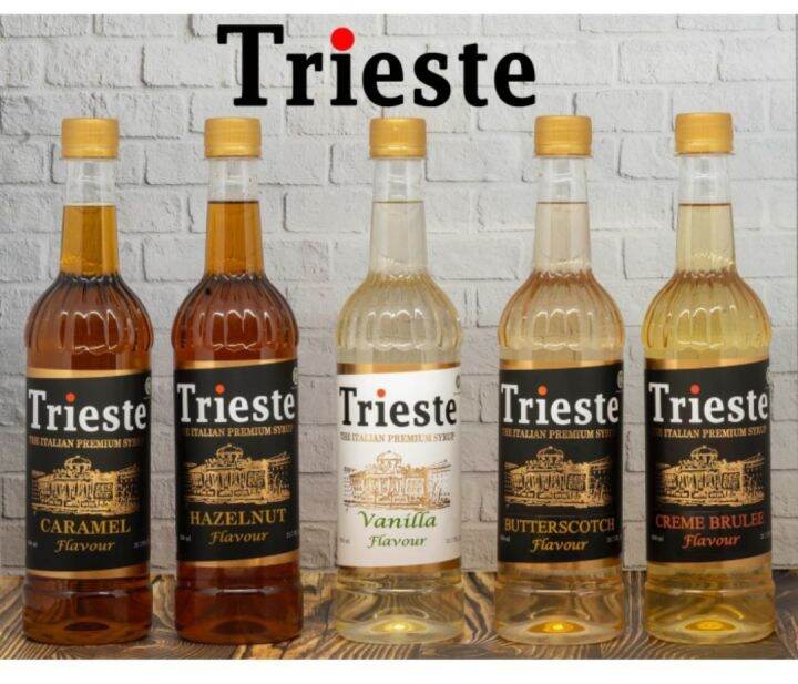 Trieste Syrup Sirup Premium Italian 650ml silahkan pilih variant yang ...