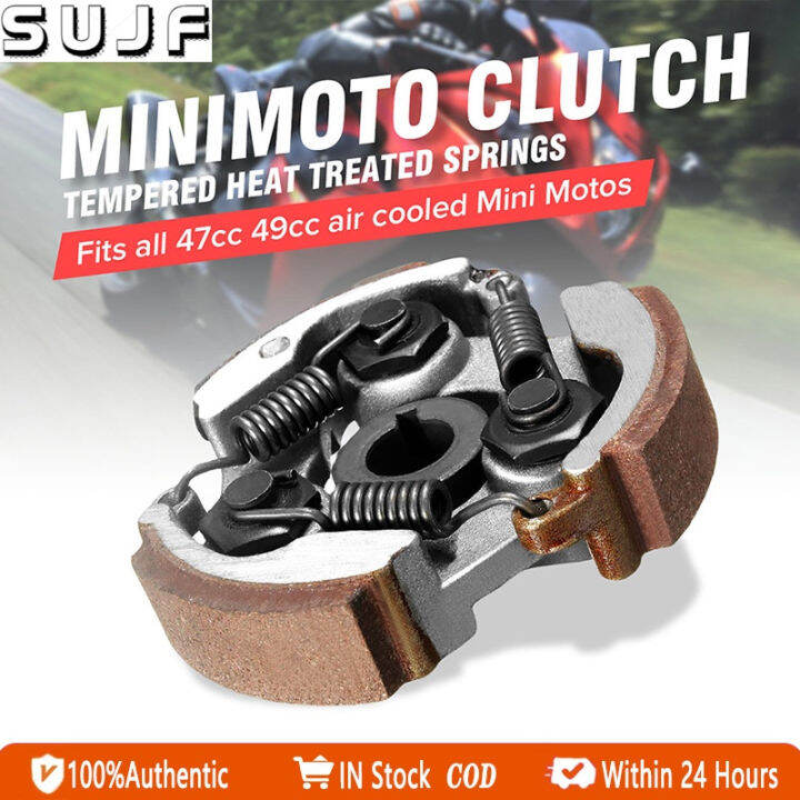 Promo 3 Shoes Centrifugal Clutch Plate 49cc Mini Chopper Pocket Dirt Bike ATV Diskon 29% Di - Foto 2
