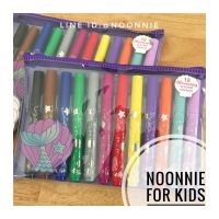 สีเมจิกกลิ่นหอม Smiggle Dreamy Scented Markers x12 พร้อมซองพลาสติกใส สะดวกพกพา