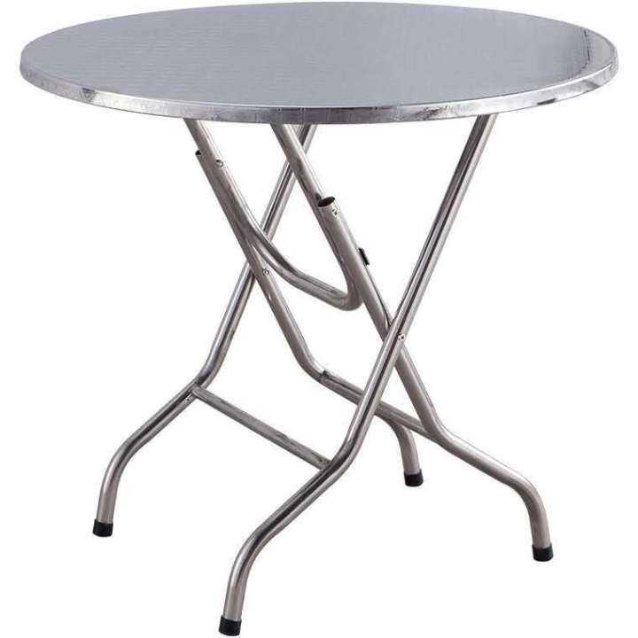 Stainless Steel Side Stand Thickened round Table Square Table Table