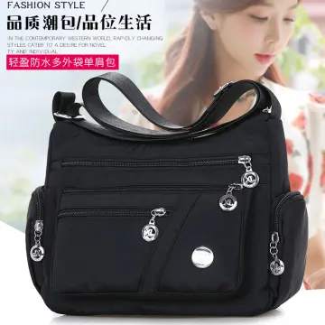 Casual Mini Crossbody Bag Waterproof Nylon Handbag Women's Multi