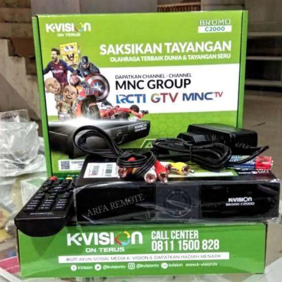 Receiver parabola Kvision BROMO C2000 digital antena kvision Lazada