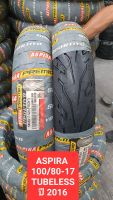 ยางนอก 100/80-17 ปี2016 ASPIRA PREMIO ยางใหม่ ผลิตปี 2016 สภาพใหม่ 100% ยางค้างปี tubeless (1เส้น)