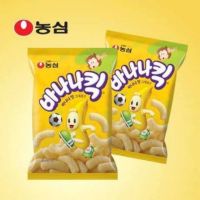 [พร้อมส่ง]바나나킥 ขนมอบกรอบรสกล้วย Nongshim Banana Kick ??⚽️45 g.