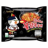 Samyang ซัมยัง มาม่าเกาหลี ชนิดแห้ง รสไก่ สูตรเผ็ด ( ขนาด 1 ซอง เล็ก 140g ) สินค้านำเข้า สินค้าเกาหลี