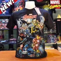 เสื้อยืด AVENGERS  ลิขสิทธิ์แท้จาก MARVEL รับประกันของแท้100% by pop comics