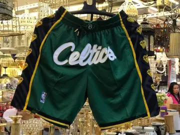 JUST DON Boston Celtics Throwback Shorts Green