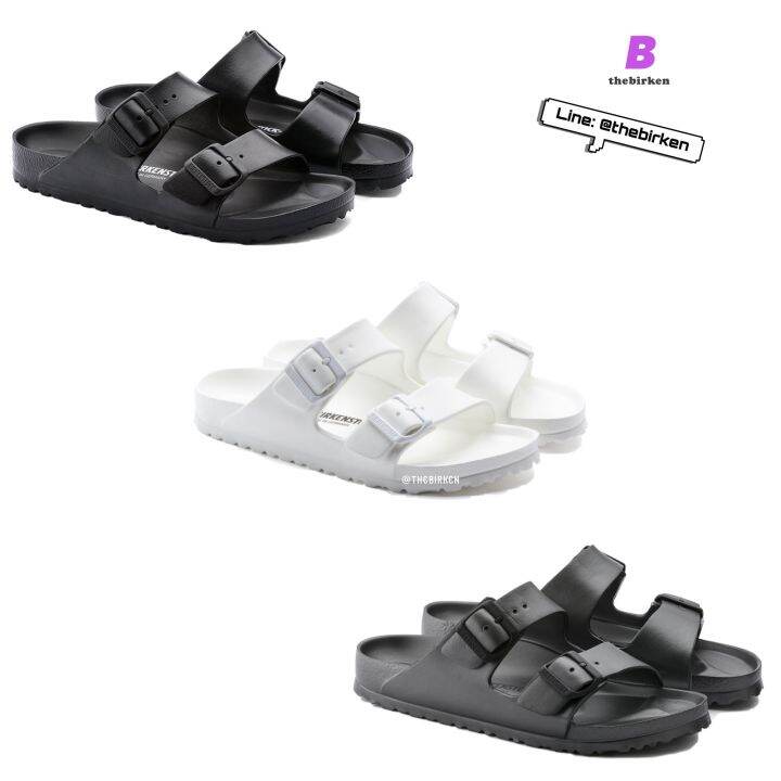 พร้อมส่ง Birkenstock Arizona EVA Black/ Anthracite/ White/ Khaki