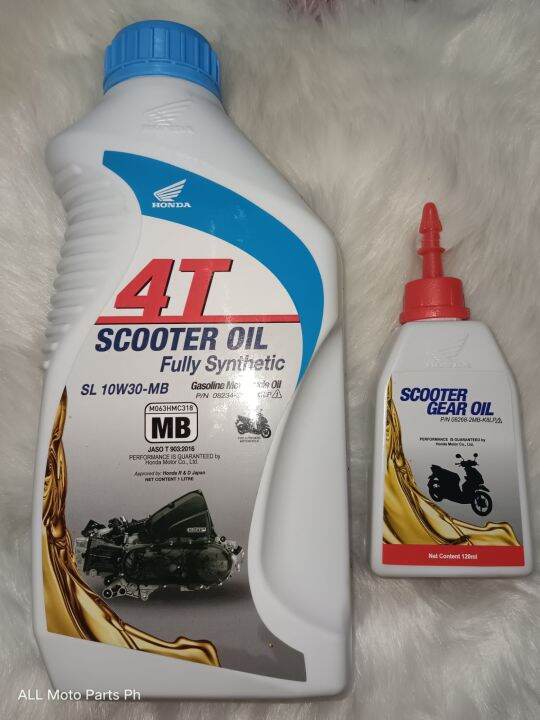 HONDA 4T SCOOTER OIL FULLY SYNTHETIC SL 10W30MB 1LITER/ SCOOTER GEAR