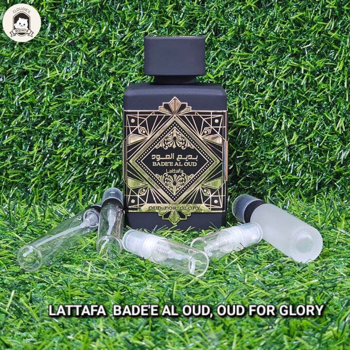 Lattafa Bade'e Al Oud, Oud for Glory, 2/3/5/10ml decant (IPP's Oud for