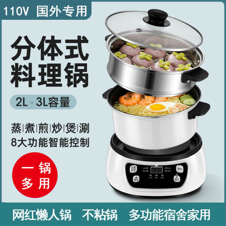 110V American Standard Electric Hot Pot China Taiwan Household Multi