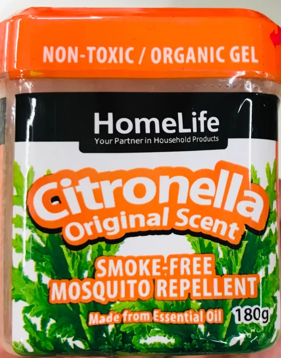HomeLife Original Scent Citronella Gel SmokeFree Mosquito Repellent
