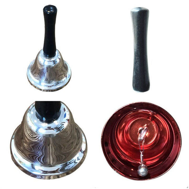 Masely Loud Hand Bells for Adults, Dinner Bells for Inside Classroom