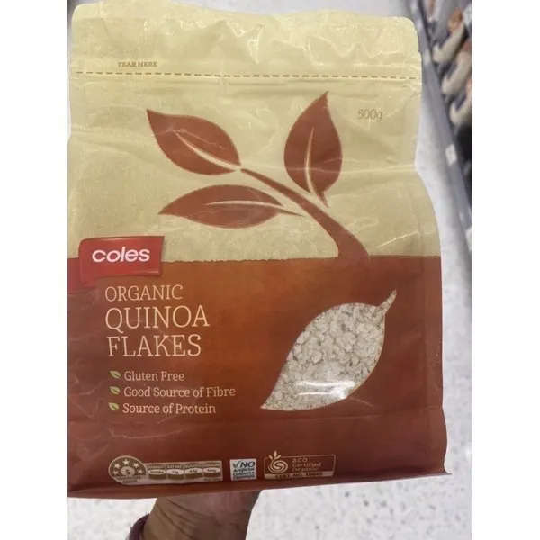 ควินัว เฟลกส์ ( ซีเรียลคลินัว ) ตรา โคลส์ 500 G. Quinoa Flakes ( Coles