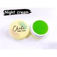 Chili Night Cream ไฉไล ครีมกลางคืน ( 1 ตลับ) ขนาด 4 กรัม