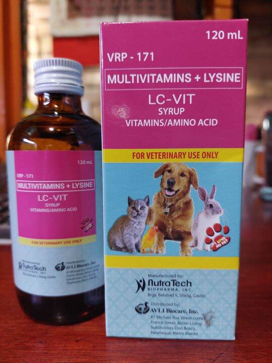 LC VIT SYRUP 120ml for dogs & cats Lazada PH