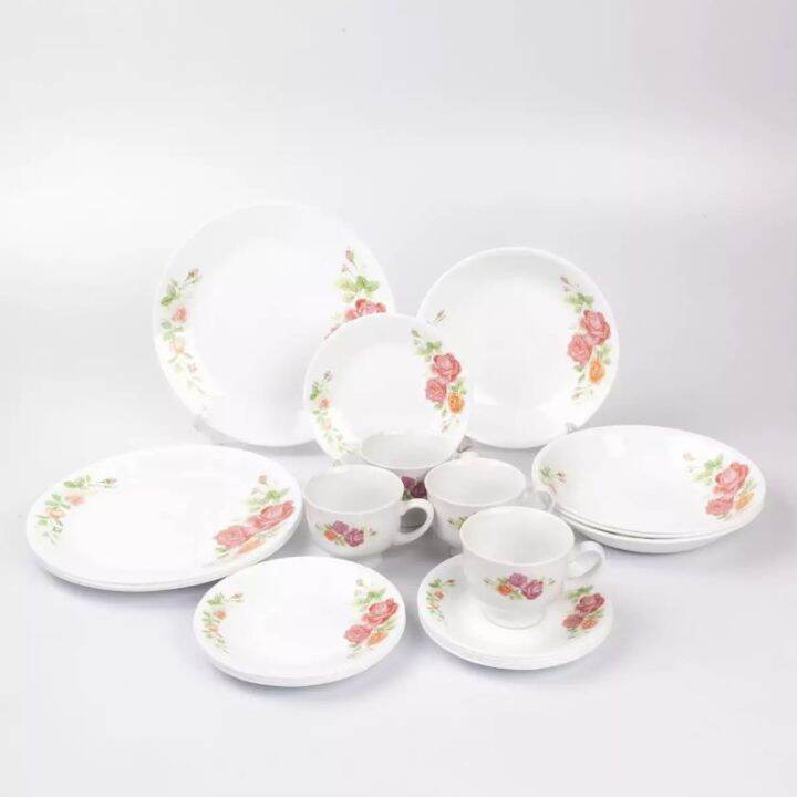 HOTSALES LANGKAWI CORELLE 20PCS ROUND DINNER SET ROSABALLE Lazada