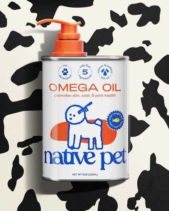[In Stock] Native Pet Contains Omega 3 6 9 EPA DHA Cat Dog Fish Oil