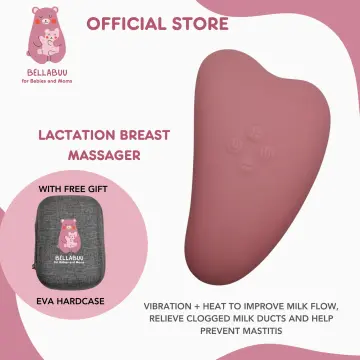 Horigen Breast Lactation Massager Vibration Heat 2 in 1 Relieve