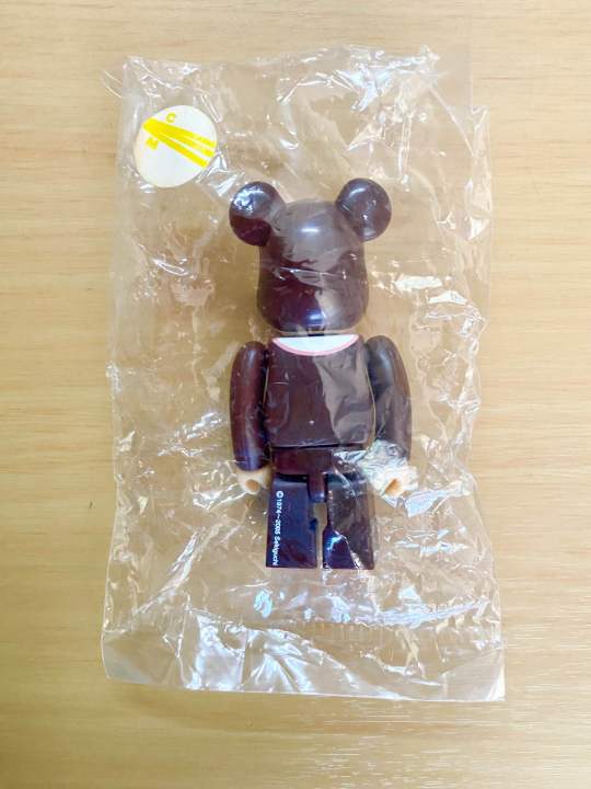 ฟิกเกอร์-bearbrick-100-series-11-monchichi-มีการ์ด-กล่องครบ-ของญี่ปุ่นแท้-งาน-medicom-toy