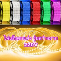 ไฟเส้น 220V สีเดียว รุ่นสว่างมาก