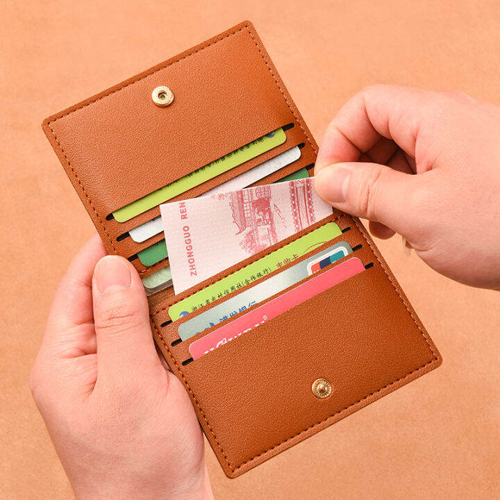 Women's Card Holder UltraThin Compact Bank ID Card Holder Driver's