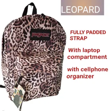 Jansport, Bags, Jansport Trans Leopard Print 5 Laptop Sleeve Backpack