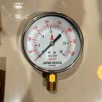 Pressure gauge 30 kg/cm2 OKURA หน้าปัด 4 นิ้ว เกลียว 3/8" BSPT