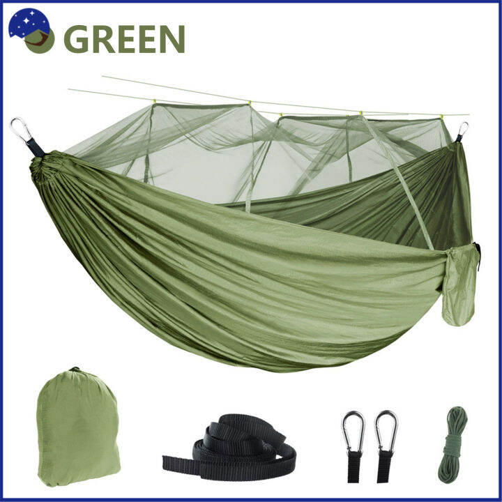 Mosquito Net Hammock Thick Cloth Canvas Lightweight Portable Military ...