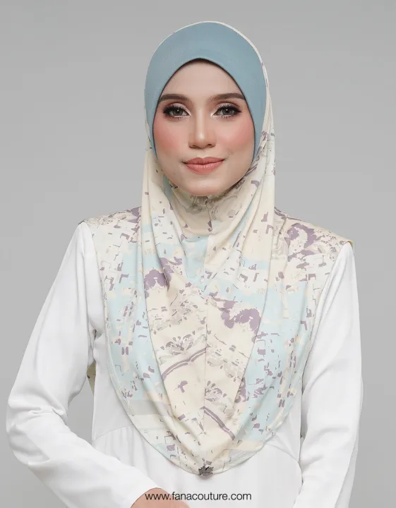 TUDUNG SARUNG Damia Signature - 06 Neptune [M] [by FANA Couture] | Lazada