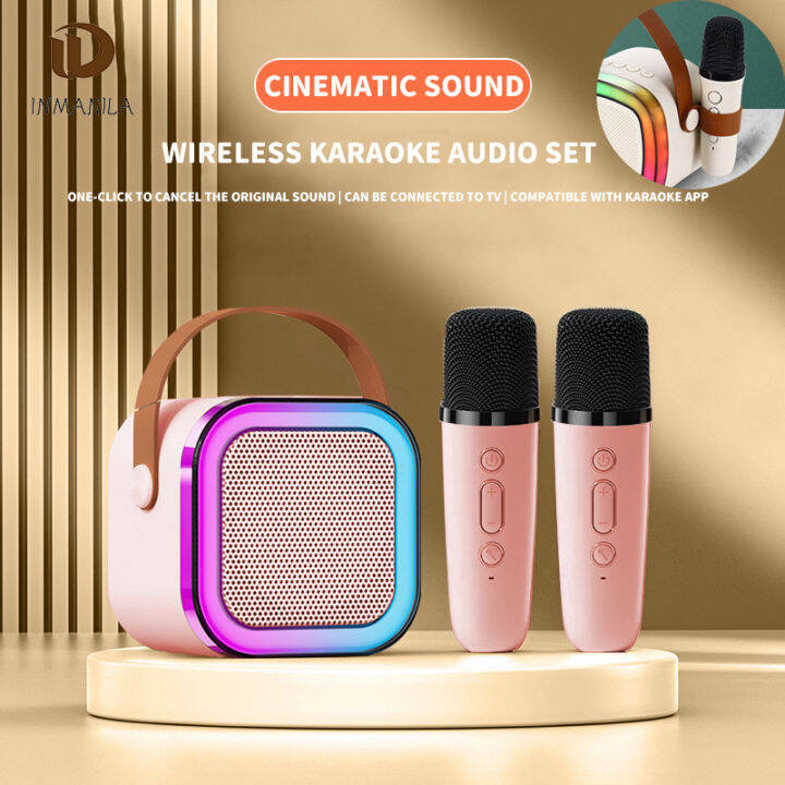 K12 Bluetooth Wireless Karaoke Speaker with Wireless Mic High-end ...