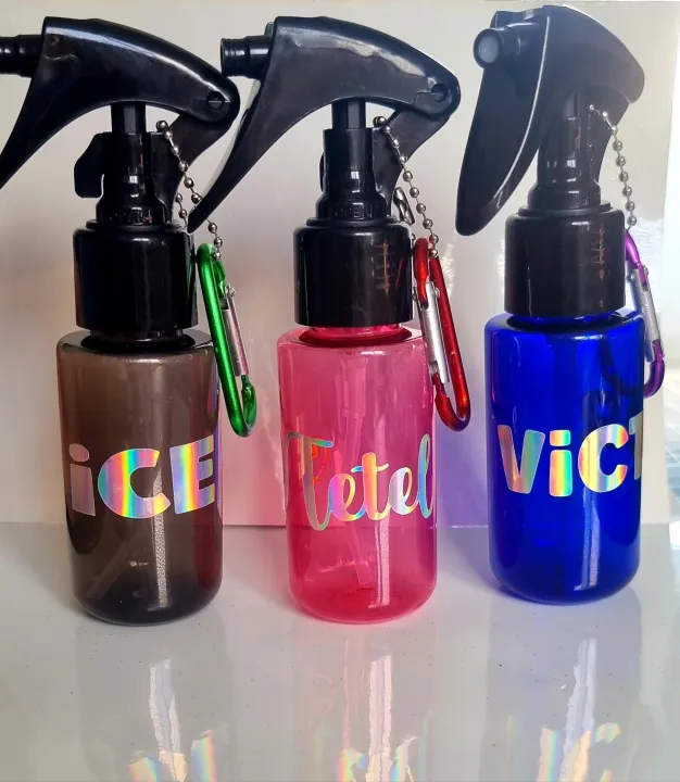 Personalized 60ml Trigger Spray Bottle For Alcohol With Random Keychain Lazada Ph 